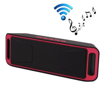 i-Unique ลำโพงบลูทูธลพกพา bluetooth Speaker รุ่น SC-208 ( สีแดง ) i-Unique ลำโพงบลูทูธลพกพา bluetooth Speaker รุ่น SC-208 ( สีแดง )