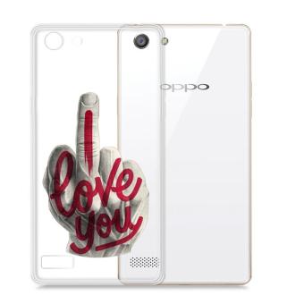AFTERSHOCK TPU เคส OPPO A33 เคสโทรศัพท์พิมพ์ลาย I Love you เนื้อบาง 0.33 mm AFTERSHOCK TPU เคส OPPO A33 เคสโทรศัพท์พิมพ์ลาย I Love you เนื้อบาง 0.33 mm
