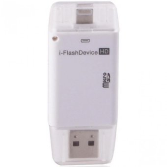 i-FlashDevice iEasy Drive HD External Storage แฟลชไดร์ฟสำรองข้อมูลสำหรับ iPhone,IPad (White) i-FlashDevice iEasy Drive HD External Storage แฟลชไดร์ฟสำรองข้อมูลสำหรับ iPhone,IPad (White)