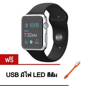 Person นาฬิกาโทรศัพท์ Bluetooth Smart Watch รุ่น A8 Phone watch(Black) ฟรี USB มีไฟ LED (คละสี) Person นาฬิกาโทรศัพท์ Bluetooth Smart Watch รุ่น A8 Phone watch(Black) ฟรี USB มีไฟ LED (คละสี)