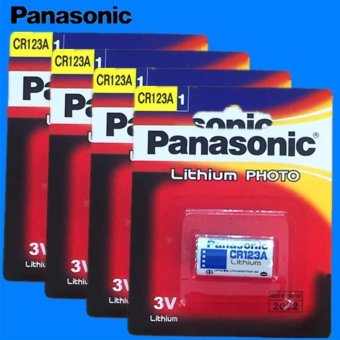 Panasonic ถ่านกล้องถ่ายรูป CR123A Lithium 3V - สีขาว (4 ก้อน) Panasonic ถ่านกล้องถ่ายรูป CR123A Lithium 3V - สีขาว (4 ก้อน)