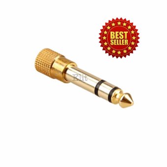 Elit Jack Converter Adapter 3.5mm to 6.35mm แจ็คอะแดปเตอร์แปลง (Gold) Elit Jack Converter Adapter 3.5mm to 6.35mm แจ็คอะแดปเตอร์แปลง (Gold)