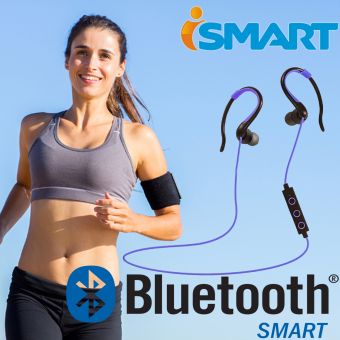 i-smart หูฟังบลูทูธ กันน้ำได้ สำหรับการวิ่ง ST-001 (สีฟ้า) i-smart หูฟังบลูทูธ กันน้ำได้ สำหรับการวิ่ง ST-001 (สีฟ้า)