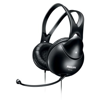 Philips หูฟังครอบหูพร้อม mic สำหรับ PC รุ่น SHM1900 (Black) Philips หูฟังครอบหูพร้อม mic สำหรับ PC รุ่น SHM1900 (Black)