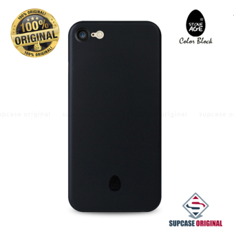 STONE AGE Color Block Collection Slim Fit Case 0.4 mm. ของแท้ สำหรับ iPhone 7 สีดำ (Solid Black) STONE AGE Color Block Collection Slim Fit Case 0.4 mm. ของแท้ สำหรับ iPhone 7 สีดำ (Solid Black)