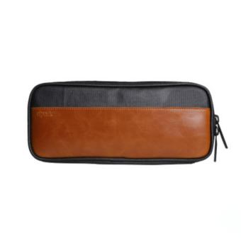 Cool no.9 D-park กระเป๋าหนังผสมผ้า Canvas กันน้ำได้ สำหรับใส่จัดเก็บอุปกรณ์ คอมพิวเตอร์พกพา MacBook/โน๊ตบุ๊ค, โทรศัพท์มือถือแอนดรอยด์ iPhone, Gadget อุปกรณ์เสริมต่างๆ เช่น หูฟัง สายชาร์จ แบตสำรอง (สีดำ) Cool no.9 D-park กระเป๋าหนังผสมผ้า Canvas กันน้ำได้ สำหรับใส่จัดเก็บอุปกรณ์ คอมพิวเตอร์พกพา MacBook/โน๊ตบุ๊ค, โทรศัพท์มือถือแอนดรอยด์ iPhone, Gadget อุปกรณ์เสริมต่างๆ เช่น หูฟัง สายชาร์จ แบตสำรอง (สีดำ)