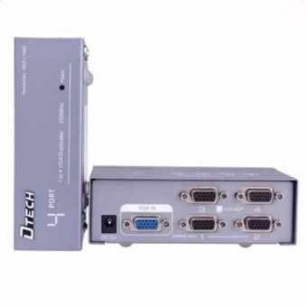 DTECH กล่องแยกจอ VGA Splitter จอ VGA เข้า 1 ออก 4 รุ่น VD004 DTECH กล่องแยกจอ VGA Splitter จอ VGA เข้า 1 ออก 4 รุ่น VD004