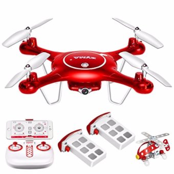SYMA โดรนติดกล้องถ่ายวีดีโอ เชื่อมสัญญาณเข้าสมาร์ทโฟนผ่าน wifi รุ่น X5-UW อุปกรณ์ครบพร้อมบิน(สีแดง) SYMA โดรนติดกล้องถ่ายวีดีโอ เชื่อมสัญญาณเข้าสมาร์ทโฟนผ่าน wifi รุ่น X5-UW อุปกรณ์ครบพร้อมบิน(สีแดง)