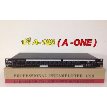 A-ONE ปรีแอมป์คาราโอเกะ DIGITAL ECHO มี SUB OUT รุ่น A-188 A-ONE ปรีแอมป์คาราโอเกะ DIGITAL ECHO มี SUB OUT รุ่น A-188