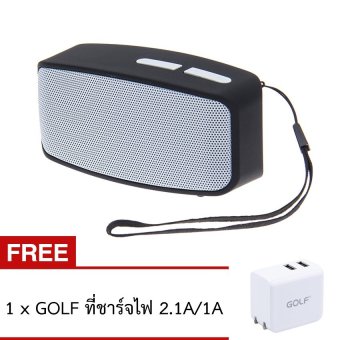 ATM Bluetooth Speaker/FM/MP3 Player ลำโพงบลูทูธ รุ่น N10U (สีขาว) ฟรี Golf ที่ชาร์จไฟ 2.1A/1A ATM Bluetooth Speaker/FM/MP3 Player ลำโพงบลูทูธ รุ่น N10U (สีขาว) ฟรี Golf ที่ชาร์จไฟ 2.1A/1A