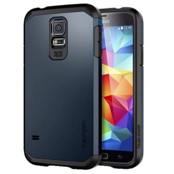 SPIGEN ชุดเกราะพลาสติกแข็ง+TPU รวมเคสสำหรับ Samsung Galaxy S5/G900 (น้ำเงิน) SPIGEN ชุดเกราะพลาสติกแข็ง+TPU รวมเคสสำหรับ Samsung Galaxy S5/G900 (น้ำเงิน)