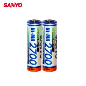 SANYO ถ่านชาร์จ รุ่น HR-4U-2B-2700 ไซส์ AA 2700 mAh 2 ก้อน(White ) SANYO ถ่านชาร์จ รุ่น HR-4U-2B-2700 ไซส์ AA 2700 mAh 2 ก้อน(White )