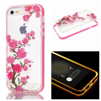 เคส for Apple iPhone 6 Plus / Apple iPhone 6S Plus Case ซอพท์ใส with สายเข้า แฟลชLED - Flower เคส for Apple iPhone 6 Plus / Apple iPhone 6S Plus Case ซอพท์ใส with สายเข้า แฟลชLED - Flower