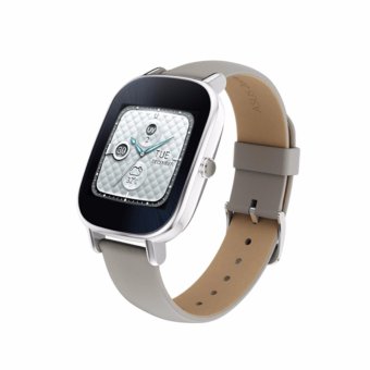 ASUS ZenWatch2 1.45' Silver พร้อมสายหนังสีเทาอ่อน ASUS ZenWatch2 1.45' Silver พร้อมสายหนังสีเทาอ่อน