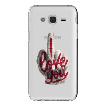 AFTERSHOCK TPU Case Samsung Galaxy Grand Prime (เคสใสพิมพ์ลายI Love you) / Thin 0.33 mm AFTERSHOCK TPU Case Samsung Galaxy Grand Prime (เคสใสพิมพ์ลายI Love you) / Thin 0.33 mm