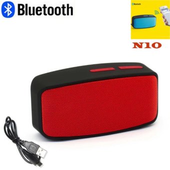 CCD ลำโพงบลูทูธพกพามีไมค์ในตัวN10U Mini Bluetooth Speaker Build-in Microphone&FM แฮนด์ฟรี รับสาย/วางสาย สนทนาได้ CCD ลำโพงบลูทูธพกพามีไมค์ในตัวN10U Mini Bluetooth Speaker Build-in Microphone&FM แฮนด์ฟรี รับสาย/วางสาย สนทนาได้
