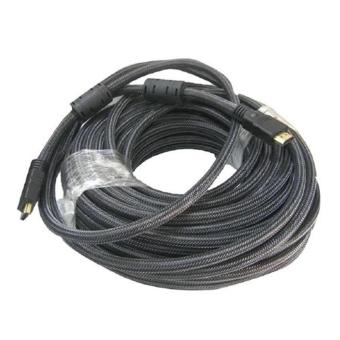 HDMI สายถัก hdmi to hdmi V1.4 FULL HD 3D ยาว20m (สีดำ) HDMI สายถัก hdmi to hdmi V1.4 FULL HD 3D ยาว20m (สีดำ)