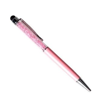 ปากกาทัชสกรีน Crystal 2 in1 Touch Screen Stylus Ballpoint Pen (สีชมพู) ปากกาทัชสกรีน Crystal 2 in1 Touch Screen Stylus Ballpoint Pen (สีชมพู)
