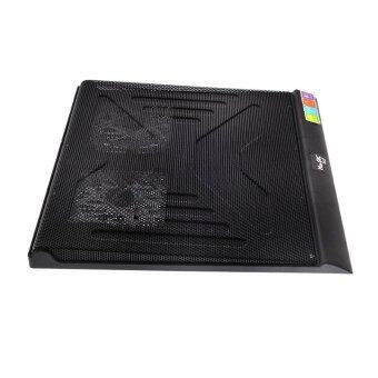 แท่นรองโน้ตบุค Cooler Pad N-3C (2Fan) Black 'Magic Tech' แท่นรองโน้ตบุค Cooler Pad N-3C (2Fan) Black 'Magic Tech'