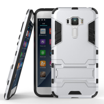โทรศัพท์ลูกผสม BYT TPU+PC เคสสำหรับ Asus Zenfone 3 ZE552KL 13.97ซม (เงิน) โทรศัพท์ลูกผสม BYT TPU+PC เคสสำหรับ Asus Zenfone 3 ZE552KL 13.97ซม (เงิน)