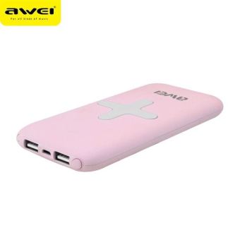 Awei P98K 70000mAh เพาเวอร แบงค์ ไร้สาย Wireless Charging&Power Bank -Pink Awei P98K 70000mAh เพาเวอร แบงค์ ไร้สาย Wireless Charging&Power Bank -Pink