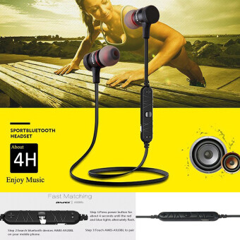 Awei หูฟังบลูทูธ Bluetooth Headset Wireless V4.0 A920bl (Gray Black) Awei หูฟังบลูทูธ Bluetooth Headset Wireless V4.0 A920bl (Gray Black)
