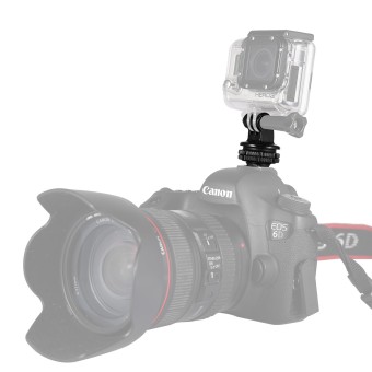(นำเข้า) EACHSHOT DSLR Hotshoe ใส่อะแดปเตอร์สำหรับ GoPro HERO SJCAM Xiaomi YI กล้อง (นำเข้า) EACHSHOT DSLR Hotshoe ใส่อะแดปเตอร์สำหรับ GoPro HERO SJCAM Xiaomi YI กล้อง