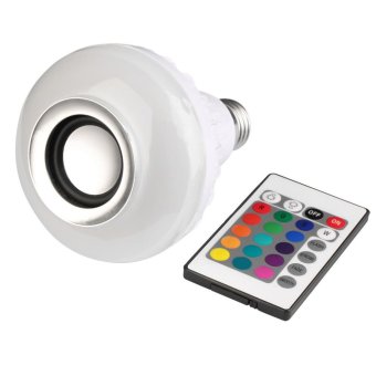 Led หลอดไฟรีโมทคอนโทรลอัจฉริยะดนตรีลำโพงบลูทูธแสงตะเกียงราตรีอาร์จีบี Led หลอดไฟรีโมทคอนโทรลอัจฉริยะดนตรีลำโพงบลูทูธแสงตะเกียงราตรีอาร์จีบี