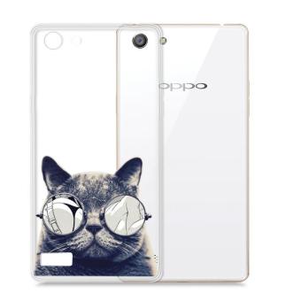 AFTERSHOCK TPU เคส OPPO A33 เคสโทรศัพท์พิมพ์ลาย Black Cat เนื้อบาง 0.33 mm AFTERSHOCK TPU เคส OPPO A33 เคสโทรศัพท์พิมพ์ลาย Black Cat เนื้อบาง 0.33 mm