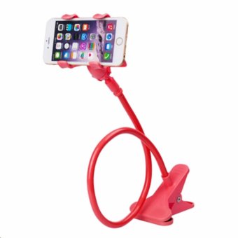 Phone Holder ขาจับมือถือ ที่หนีบสมาร์โฟน แท่นวางไอโฟน แบบหนีบ แดง Phone Holder ขาจับมือถือ ที่หนีบสมาร์โฟน แท่นวางไอโฟน แบบหนีบ แดง
