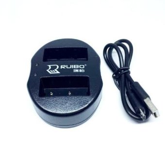 DUAL CHARGER NP-W126 แท่นชาร์จแบตกล้องแบบคู่ ชาร์จทีละ2ก้อน USB Dual Battery Charger for Fujifilm Rechargeable Li-ion Batteries NP-W126 DUAL CHARGER NP-W126 แท่นชาร์จแบตกล้องแบบคู่ ชาร์จทีละ2ก้อน USB Dual Battery Charger for Fujifilm Rechargeable Li-ion Batteries NP-W126