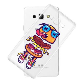 AFTERSHOCK TPU Case Samsung Galaxy J7 2015 (เคสใสพิมพ์ลาย Hamburger) / Thin 0.33 mm AFTERSHOCK TPU Case Samsung Galaxy J7 2015 (เคสใสพิมพ์ลาย Hamburger) / Thin 0.33 mm