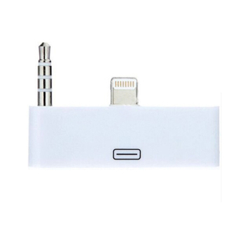 Sanwood 30pin เพื่อ 8pin ท่าเรือ Lightning อะแดปเตอร์ชาร์จเสียงสำหรับ iPhone 6 5 5S 5C iPad ขาว Sanwood 30pin เพื่อ 8pin ท่าเรือ Lightning อะแดปเตอร์ชาร์จเสียงสำหรับ iPhone 6 5 5S 5C iPad ขาว