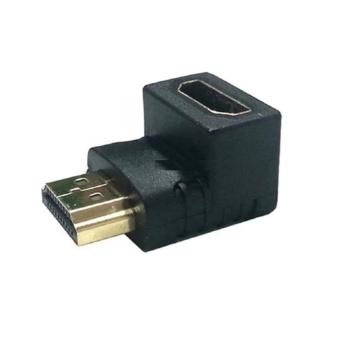 HDMI Wellcore/oem ตัวต่อสาย HDMI แบบงอ สำหรับพื้นที่แคบในการเสียบช่อง HDMI ของทีวี (สีดำ) HDMI Wellcore/oem ตัวต่อสาย HDMI แบบงอ สำหรับพื้นที่แคบในการเสียบช่อง HDMI ของทีวี (สีดำ)