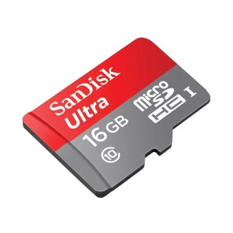 Sandisk เมมโมรี่การ์ด 16GB 533x 80MB/s Class 10 UHS-I Micro SD SDHC Sandisk เมมโมรี่การ์ด 16GB 533x 80MB/s Class 10 UHS-I Micro SD SDHC