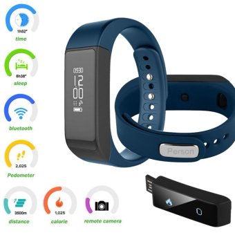 Person นาฬิกาสุขภาพอัจฉริยะ ติดตามกิจกรรม Bluetooth Smart Wristband Watch รุ่น I5 Plus Activity Tracker-Blue Person นาฬิกาสุขภาพอัจฉริยะ ติดตามกิจกรรม Bluetooth Smart Wristband Watch รุ่น I5 Plus Activity Tracker-Blue