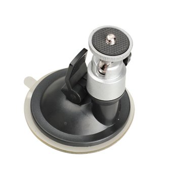 ขาตั้งกล้องติดรถยนต์ DVR GOPRO แบบถ้วยดูดสุญญากาศ ติดกระจกหน้า (สีดำ/เงิน) ขาตั้งกล้องติดรถยนต์ DVR GOPRO แบบถ้วยดูดสุญญากาศ ติดกระจกหน้า (สีดำ/เงิน)