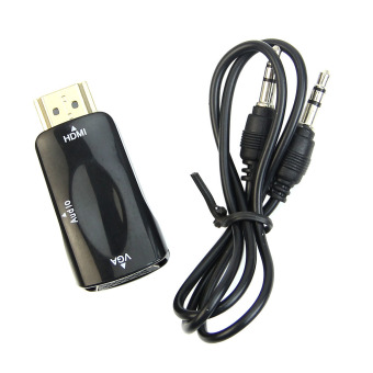ชม, แบบพกพา HDMI เพื่อวีจีเอ+อะแดปเตอร์แปลงเสียงด้วย 3.5มมสำหรับ hdtv ได้/ตรวจสอบ/ประชาสัมพันธ์ (สีดำ) ชม, แบบพกพา HDMI เพื่อวีจีเอ+อะแดปเตอร์แปลงเสียงด้วย 3.5มมสำหรับ hdtv ได้/ตรวจสอบ/ประชาสัมพันธ์ (สีดำ)