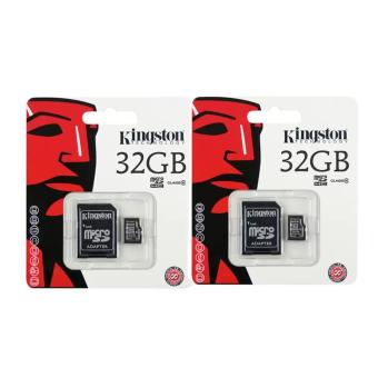 Kingston anny Kingston Memory Card Micro SD SDHC 32 GB Class 10 คิงส์ตัน เมมโมรี่การ์ด 32 GB รุ่น แพ็ค 2ชิ้น Kingston anny Kingston Memory Card Micro SD SDHC 32 GB Class 10 คิงส์ตัน เมมโมรี่การ์ด 32 GB รุ่น แพ็ค 2ชิ้น