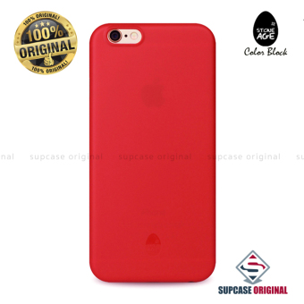 STONE AGE Color Block Collection Slim Fit Case 0.4 mm. ของแท้ สำหรับ iPhone 6 Plus และ iPhone 6S Plus สีแดง (Red) STONE AGE Color Block Collection Slim Fit Case 0.4 mm. ของแท้ สำหรับ iPhone 6 Plus และ iPhone 6S Plus สีแดง (Red)