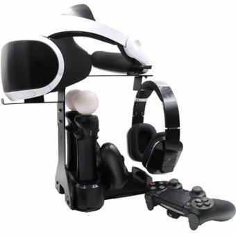 แท่นวางเครื่อง PS VR + ที่ชาร์ทจอย + ที่ชาร์ท Move Quad Controller Charge Dock Station & Display Stand For PS4 Playstation VR PSVR แท่นวางเครื่อง PS VR + ที่ชาร์ทจอย + ที่ชาร์ท Move Quad Controller Charge Dock Station & Display Stand For PS4 Playstation VR PSVR