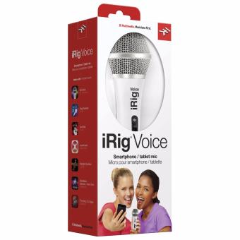 IK Multimedia Irig Voiceไมค์โครโฟนบันทึกเสียงสำหรับIphone/Ipad/iPod Touchรุ่นMacใหม่และอุปกรณ์ที่ใช้Androidรับประกันศูนย์ IK Multimedia Irig Voiceไมค์โครโฟนบันทึกเสียงสำหรับIphone/Ipad/iPod Touchรุ่นMacใหม่และอุปกรณ์ที่ใช้Androidรับประกันศูนย์