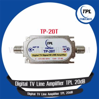 TPL อุปกรณ์ขยายสัญญาณดิจิตอล Digital TV Line Amp 20dB TPL อุปกรณ์ขยายสัญญาณดิจิตอล Digital TV Line Amp 20dB