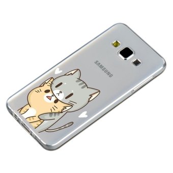 HugCase TPU เคส Samsung Galaxy A7 2015 เคสโทรศัพท์พิมพ์ลาย Cat เนื้อบาง 0.3 mm HugCase TPU เคส Samsung Galaxy A7 2015 เคสโทรศัพท์พิมพ์ลาย Cat เนื้อบาง 0.3 mm