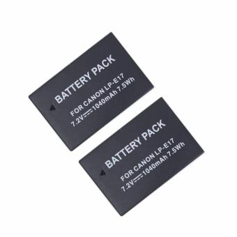 แพ๊คคู่ (จำนวน 2 ก้อน) แบตเตอรี่กล้อง Canon รุ่น LP-E17 Replacement Battery LP-E17 แพ๊คคู่ (จำนวน 2 ก้อน) แบตเตอรี่กล้อง Canon รุ่น LP-E17 Replacement Battery LP-E17