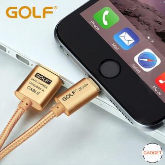 Golf สายชาร์จ Lightning แบบถัก Metal Quick Charge/Data Cable สำหรับ iPhone/iPad Golf สายชาร์จ Lightning แบบถัก Metal Quick Charge/Data Cable สำหรับ iPhone/iPad