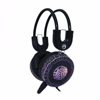 Marvo HG8910 หูฟังสเตอรีโอ มีไฟ 7 สี LED - สีดำ Marvo HG8910 หูฟังสเตอรีโอ มีไฟ 7 สี LED - สีดำ