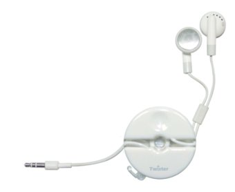Storm Twister ที่เก็บสายหูฟัง Size S - White Storm Twister ที่เก็บสายหูฟัง Size S - White