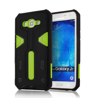 คอมโบเต็มร่างกายเกราะกันกระแทกเคสสำหรับ Samsung Galaxy J7( 2558) (สีเขียว) คอมโบเต็มร่างกายเกราะกันกระแทกเคสสำหรับ Samsung Galaxy J7( 2558) (สีเขียว)