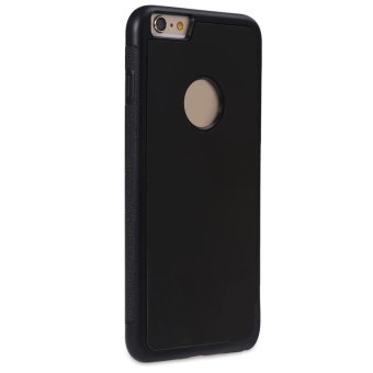 TPU Apertured ต่อต้านแรงโน้มถ่วงการดูดซับเคสโทรศัพท์แบนสำหรับ iPhone 6 Plus 6S Plus/(สีดำ) TPU Apertured ต่อต้านแรงโน้มถ่วงการดูดซับเคสโทรศัพท์แบนสำหรับ iPhone 6 Plus 6S Plus/(สีดำ)